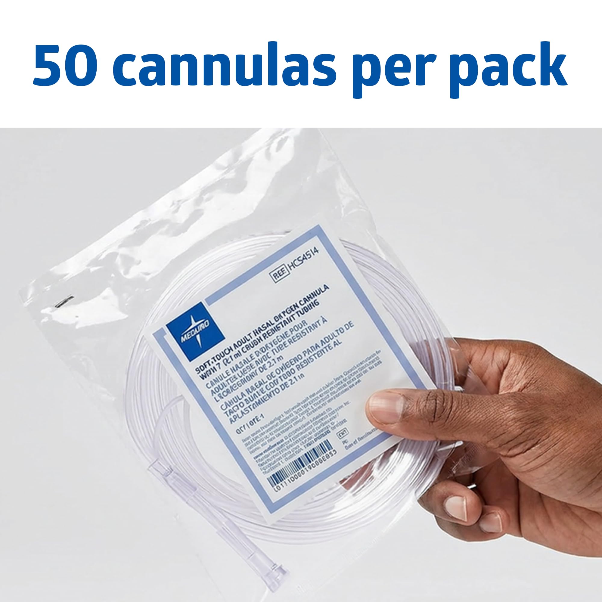 Amazon.com: Medline Economy Adult Nasal Cannula with Crush