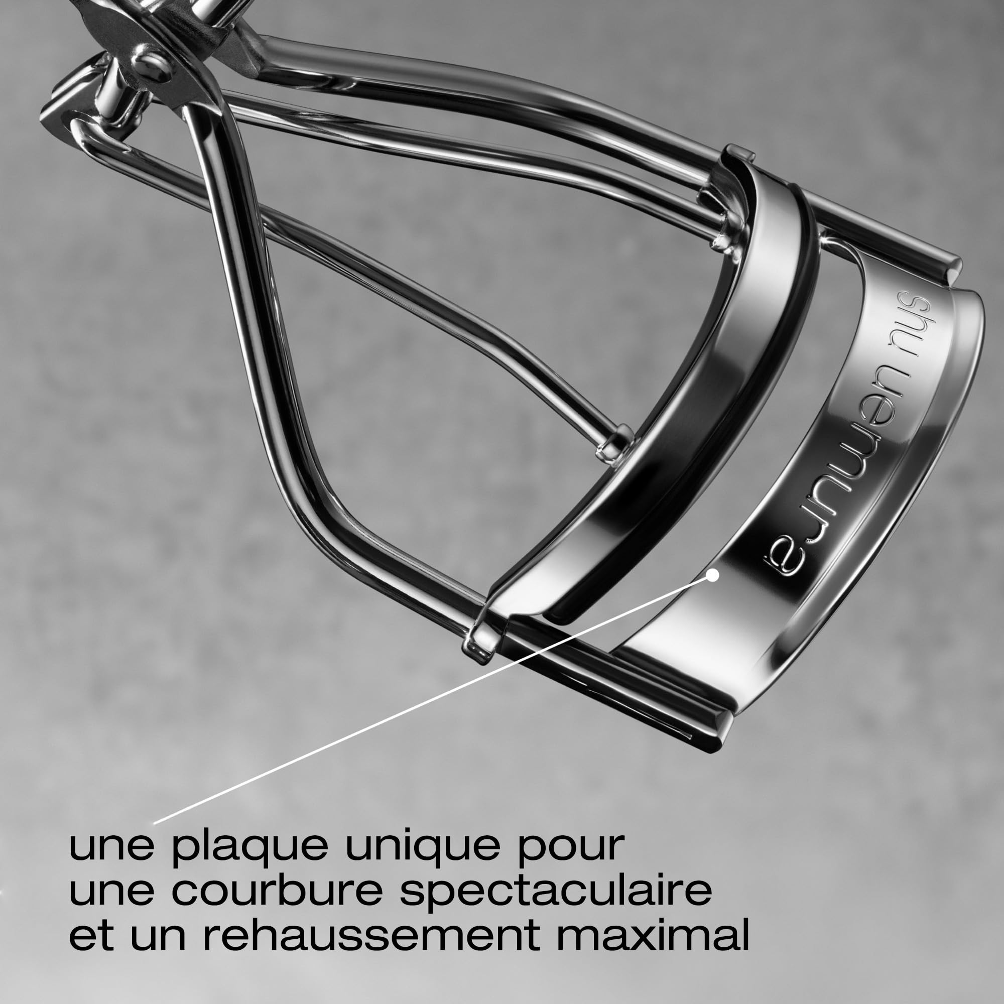 Shu Uemura Recourbe-Cils, Design Unique, Recourbe-Cils Professionnel, Courbure Optimale, Cils Allongés, Précis et Sans Pincement, Recharge Embout en Silicone Inclus