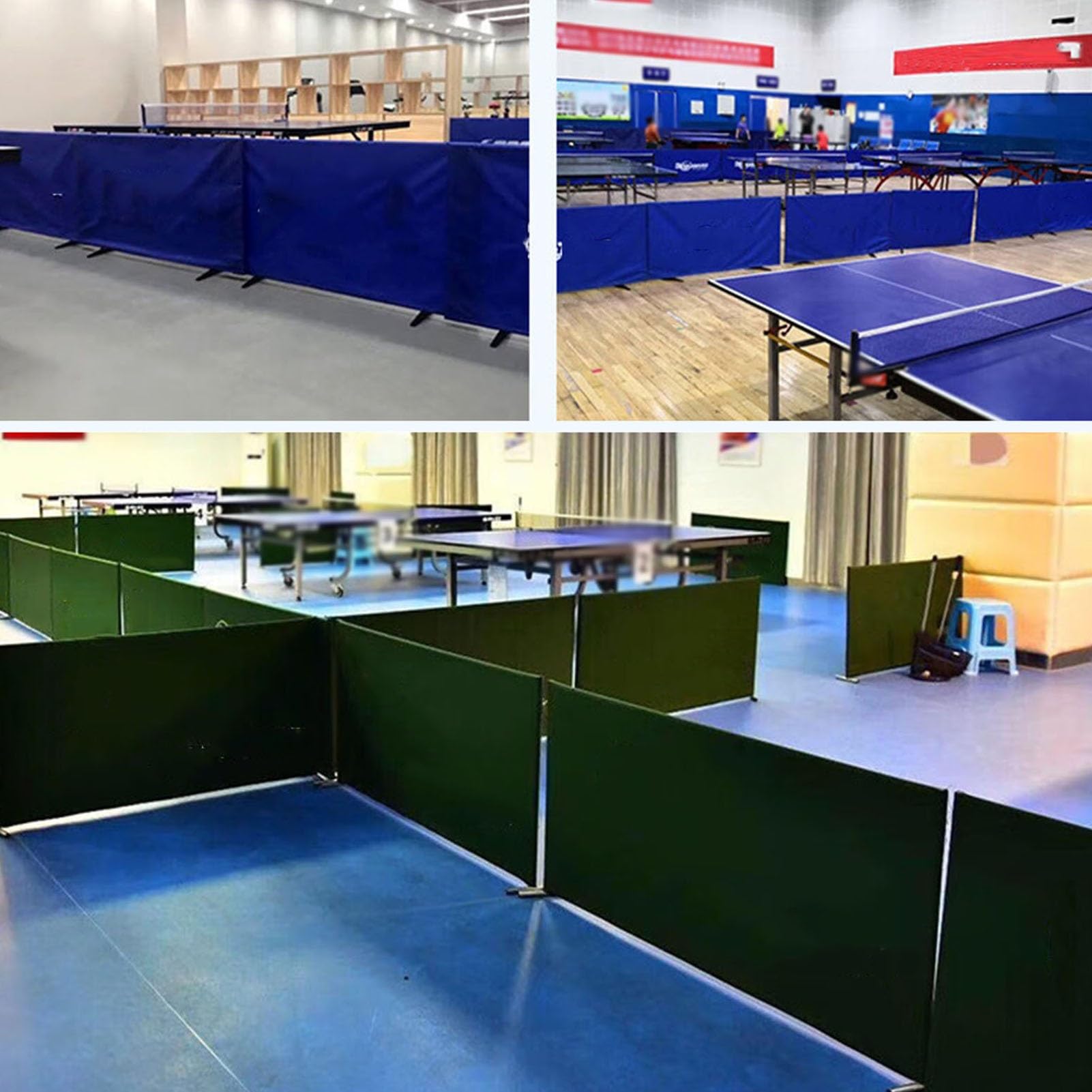 Ogrodzenie Boiska Do Tenisa Stołowego, Ogrodzenie Boiska Do Ping-ponga, Przenośne Składane Przegrody Kortu, Łatwe W Montażu, Nośność 70 Kg