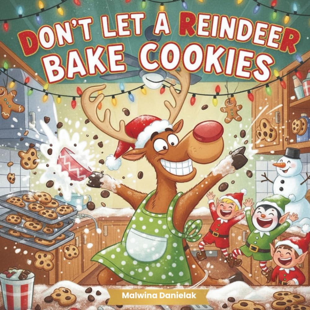 Don’t Let a Reindeer Bake Cookies: A Funny Christmas Cookie Chaos Story for Kids Ages 4-8 | A Heartwarming Holiday Tale About Friendship, Baking & Reindeer Mischief ("Don’t Let the Animals…")