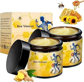 2 Pcs Bee Venom Cream, Professional Bee Venom Cream, Natural Joint Gel, for Neck,Waist,Back