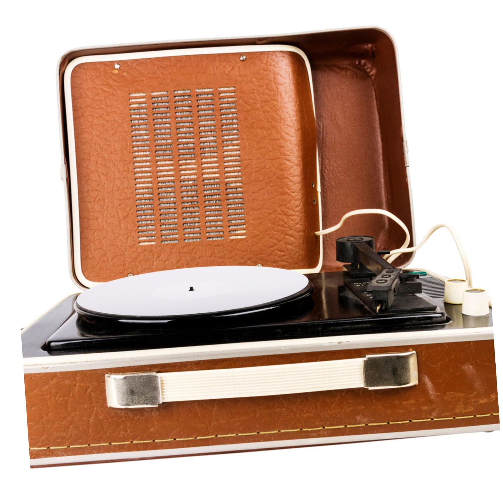 Tappetino per Dischi in Acrilico 3mm 12 Pollici Bianco | Giradischi e Record Player, Cuscinetto Protettivo per Vinile, Accessorio Singolo