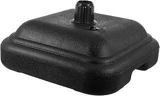 MUSISALY Suporte Ajustável 1 Peça Base De Guarda-Sol Base De Guarda-Sol De Praia Base De Guarda-Chuva De Pátio Preto Guarda-Sol Suporte De Guarda-Sol Guarda-Sóis De Praia Para