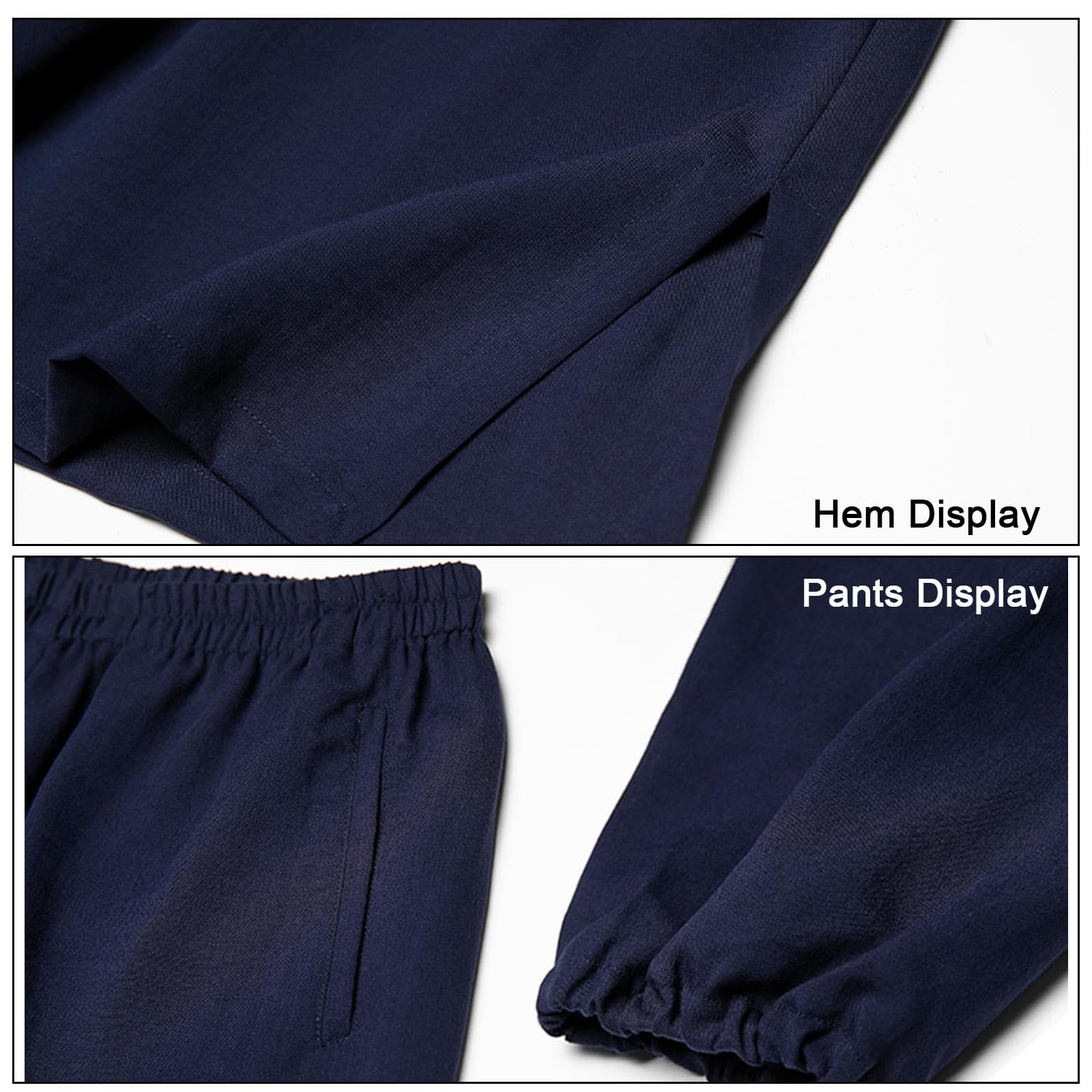Herren Tai Chi Uniform Kung Fu Anzug Leinen Kampfkunst Kleidung Traditionelle chinesische Uniformen für Wing Chun und Qigong,BlackB-L