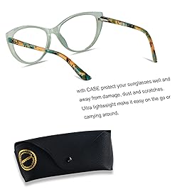 ANDWOOD Blue Light Blocking Glasses Women Bluelight Blocker Computer Cateye Clear Reading Cat Eye Eyeglasses Frame Blue