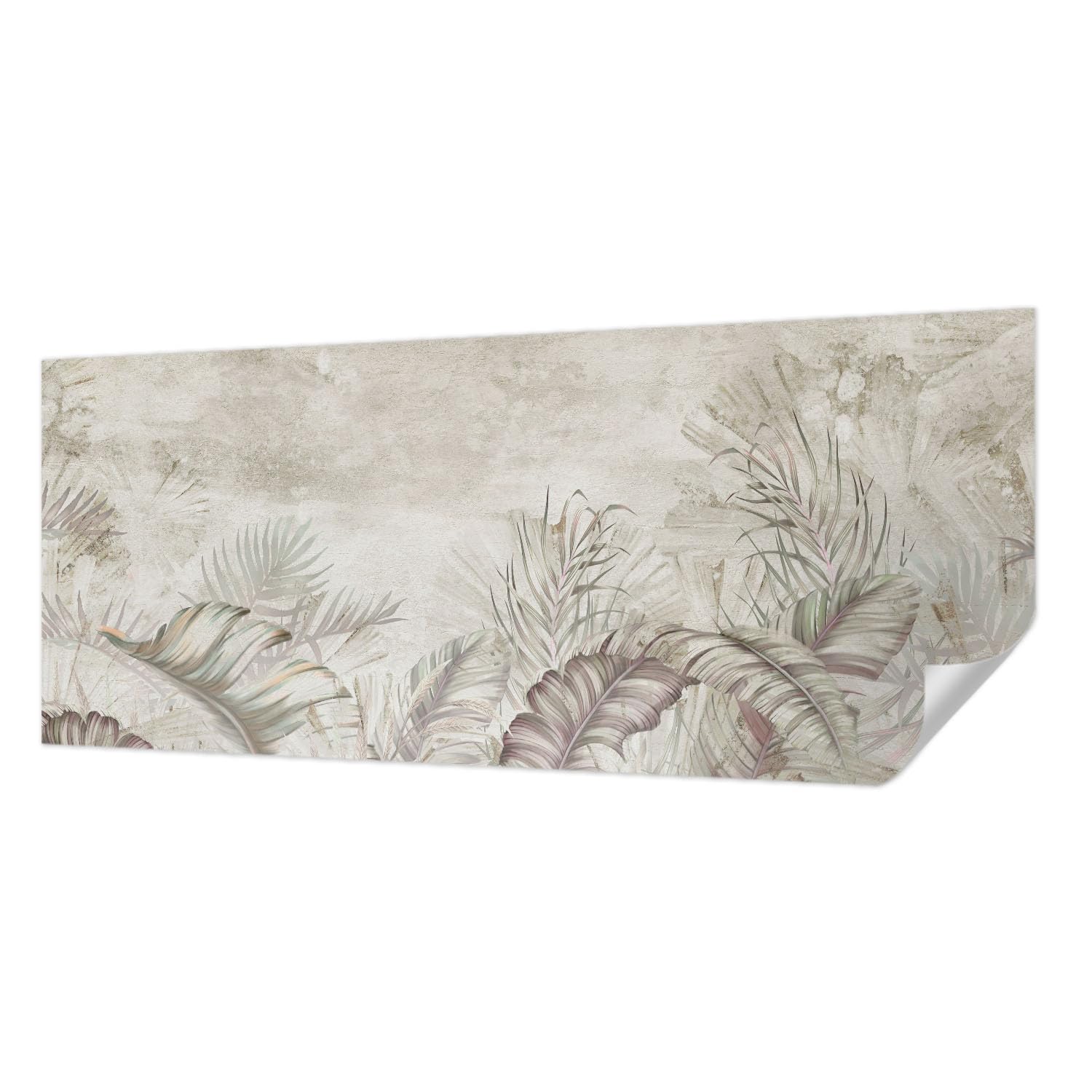 Papier peint autocollant résistant aux taches Tulup décor feuilles