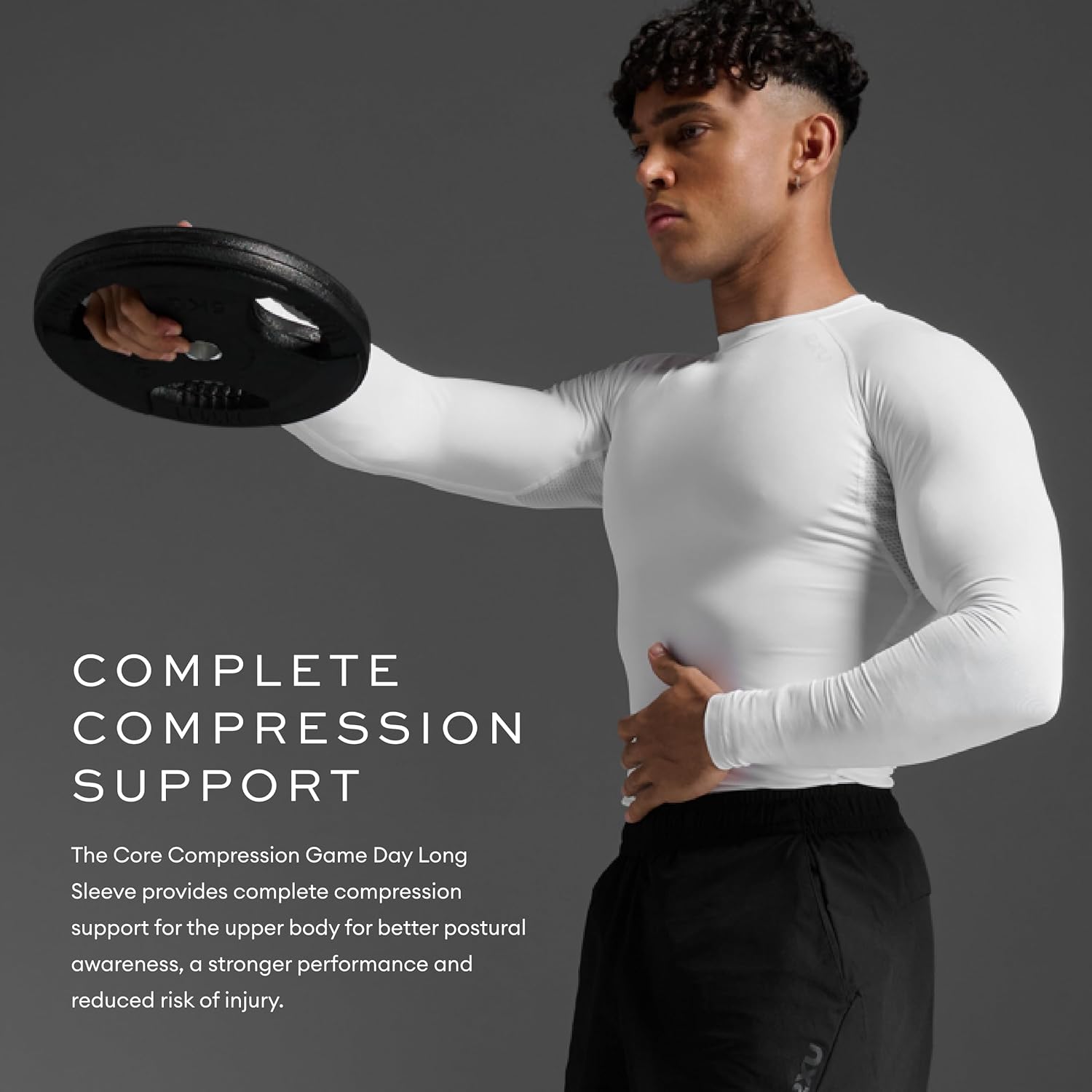 2XU Men's Core Compression Long Sleeve - Enhance Performance and Recovery