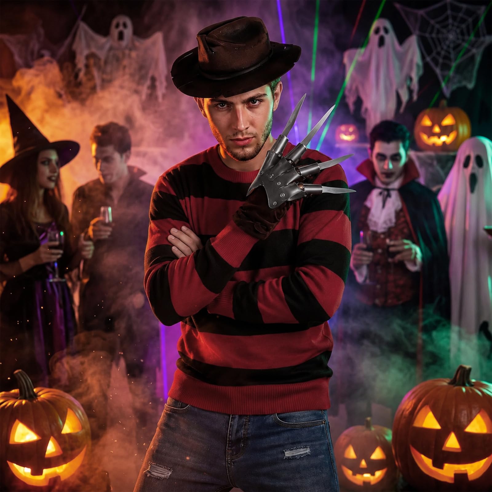 MeYuxg Krüger Costume d'Halloween unisexe pour adulte