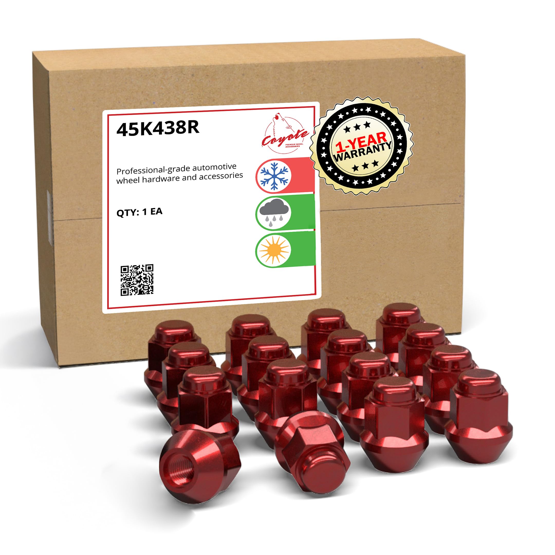 Amazon.com: Wheel Accessories Parts 16 Pcs M10x1.25 Lug Nuts 10x1
