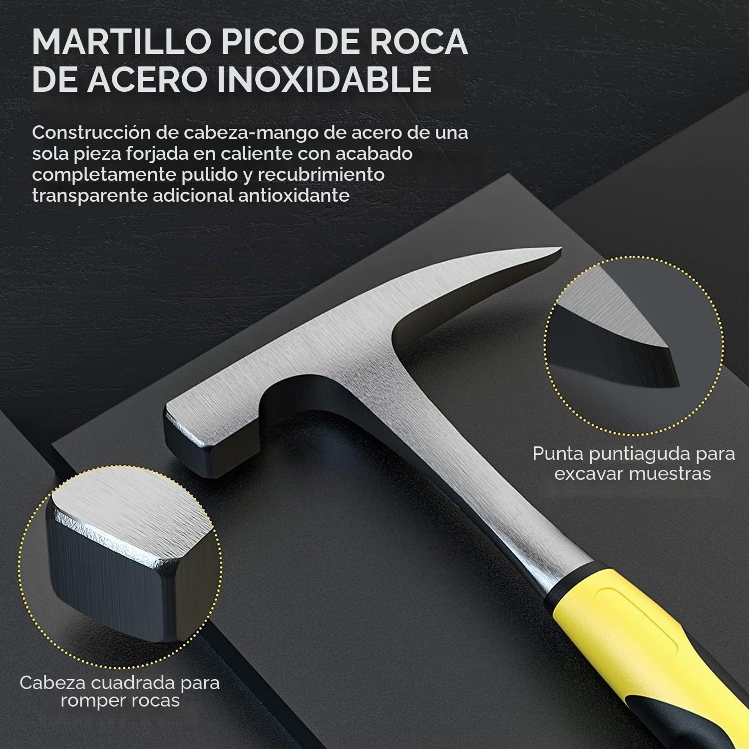 INCLY Kit de 26 martillos de geología