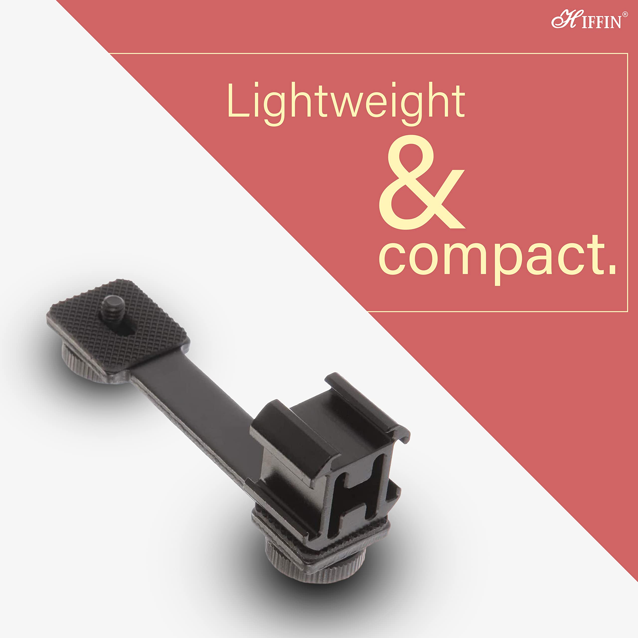 2X Triple Cold Shoe Mount Universal Extension Bracket Holder Adapter For Led Video Light Dslr Phone Gimbal Stabilizer - View #9