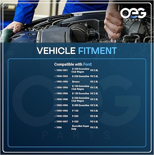 Miniatura 4 de OEG Parts Nuevo Distribuidor Compatible con Ford F-150 F150 F250 F250 F-350 F350 E-150 E250 E350 5.8 351 V8 1990-1997, Reemplaza E9TE-12127-CA,