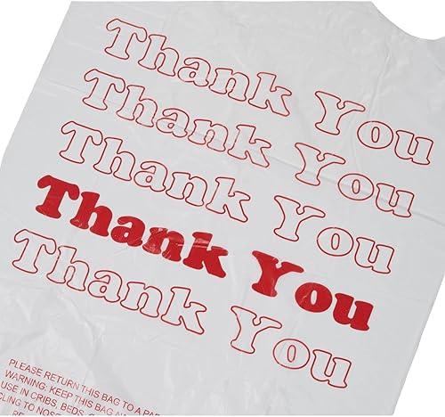 Miniatura 4 de Bolsas grandes de plástico para agradecimiento bolsas de camisa de 18 x 8 x 30 pulgadas caja de 500