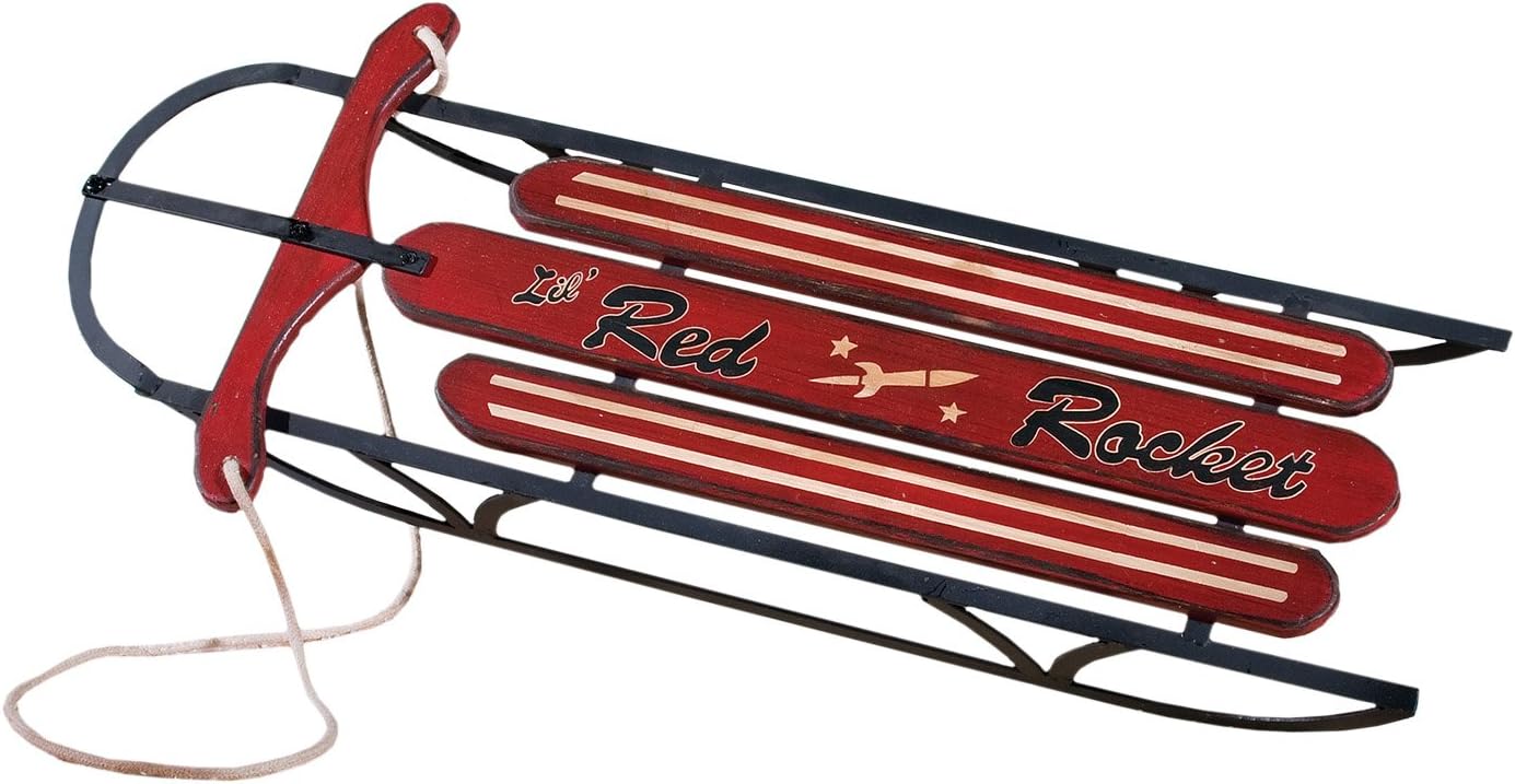 Ohio Wholesale Lil Red Rocket Sled Sign Home & Kitchen