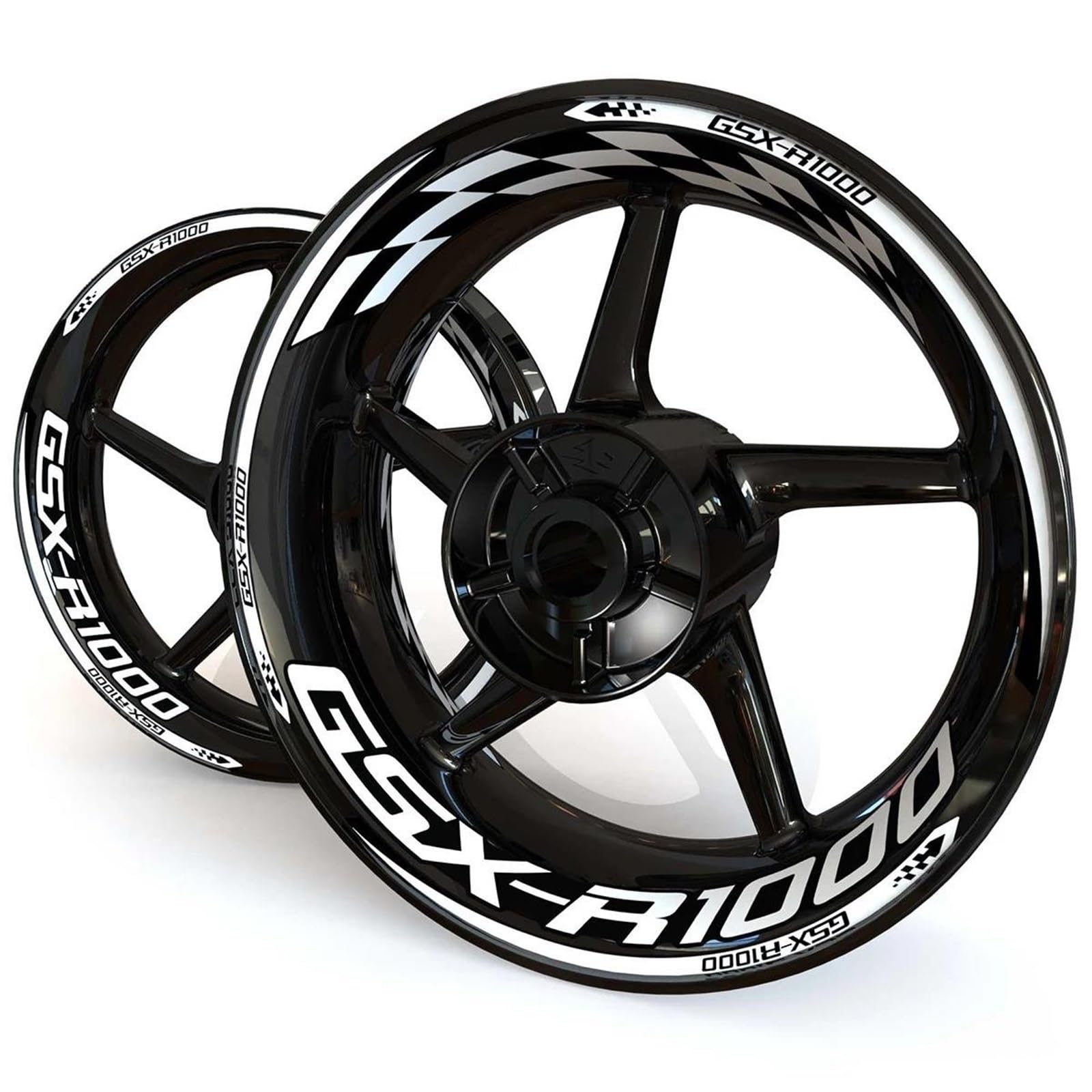 Wheel Stickers Motorcycle Wheel Stickers for Suzuki GSX-R 1000 GSX-R1000 GSXR GSXR1000 Rim Reflective Sticker Hub Decals Set Rim Reflective Decal