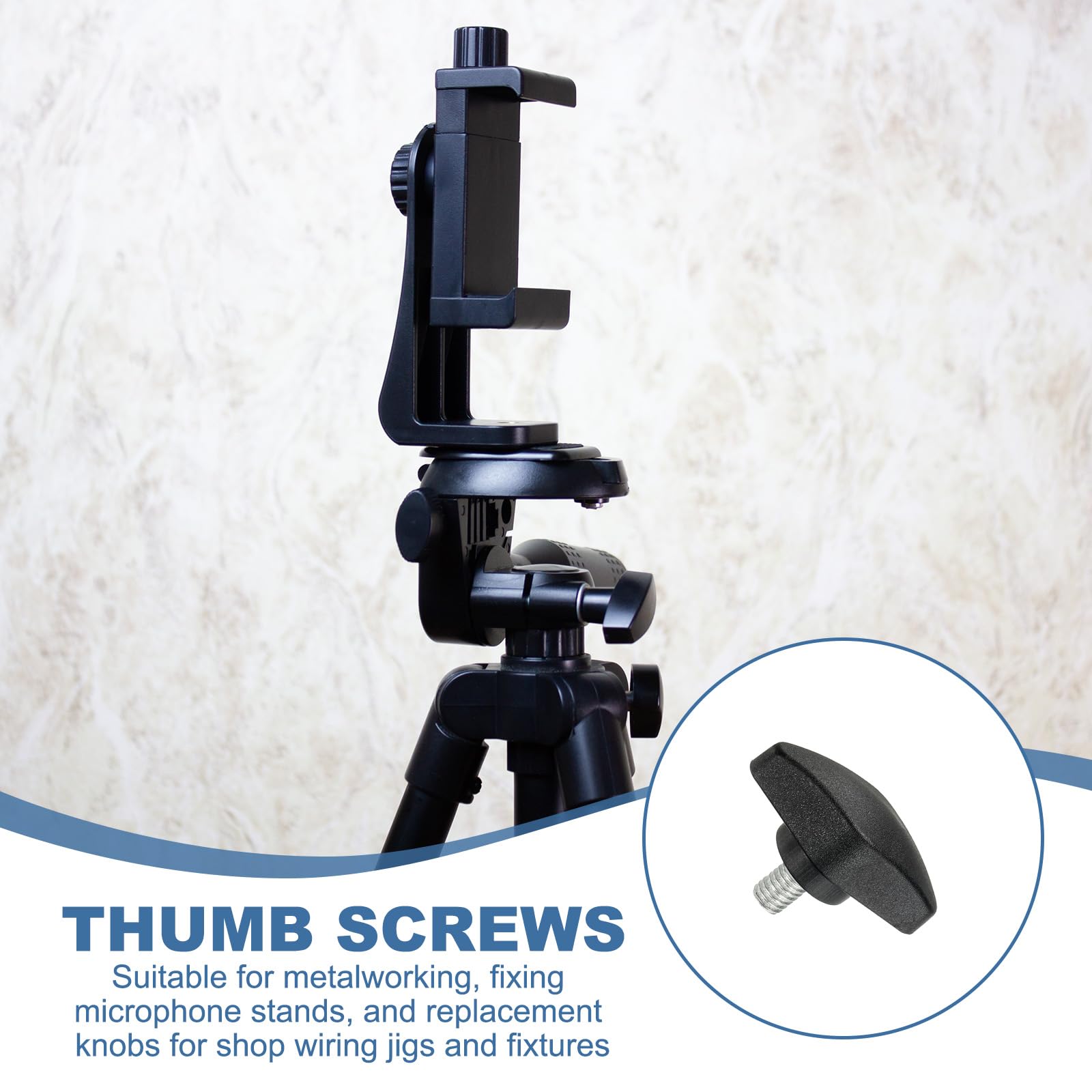 PATIKIL M6 x 10mm Tee Thumb Screws - Image 4