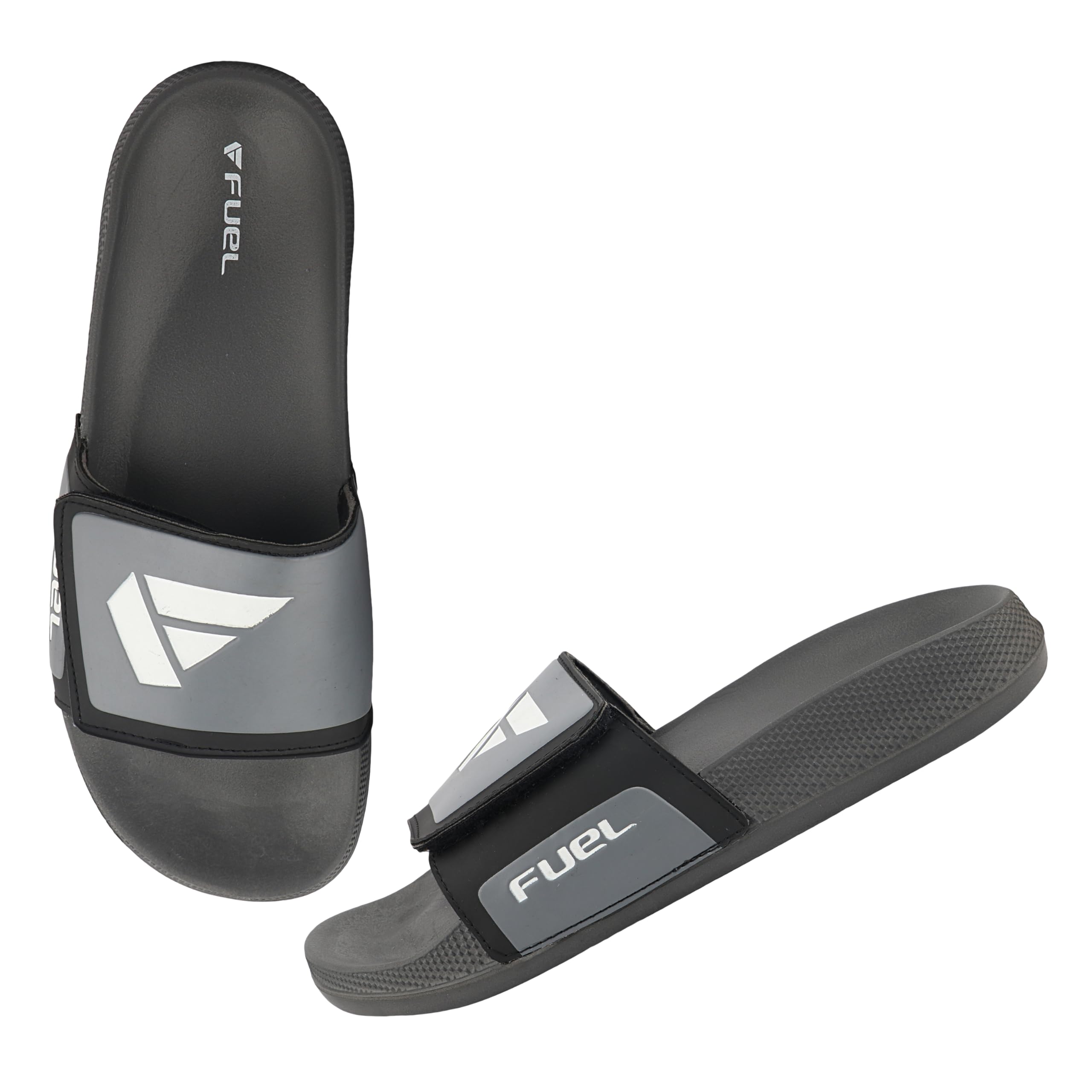 Leather Slides Men's Slippers Brand House Direct Slippers FUEL