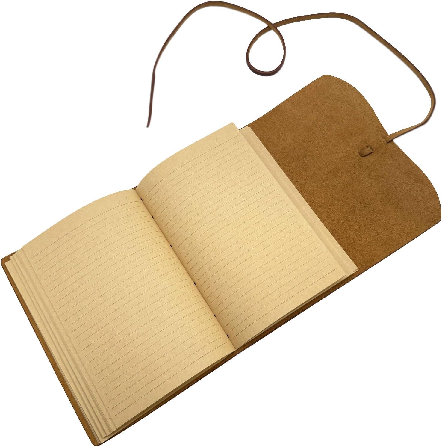 Dark Brown Notebook Journal - Leather Journals for Writing Small Size Diary 5.5x7.5 Inch, Notepad For Women and Man, Gifts,Work,Travel - Image 7