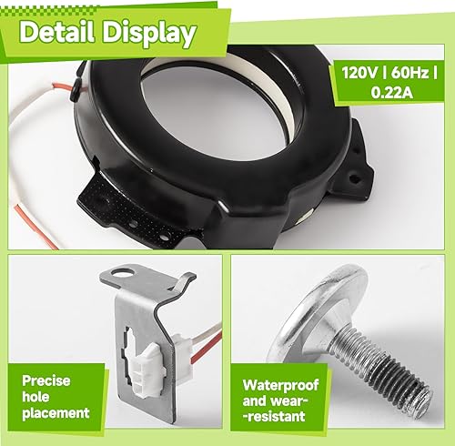 Miniatura 3 de W10754448 Embrague de arandela compatible con Whirlpool Maytag Kenmore Crosley, pieza de repuesto W10447973 W10817398 W10905022 AP5956756 3452770