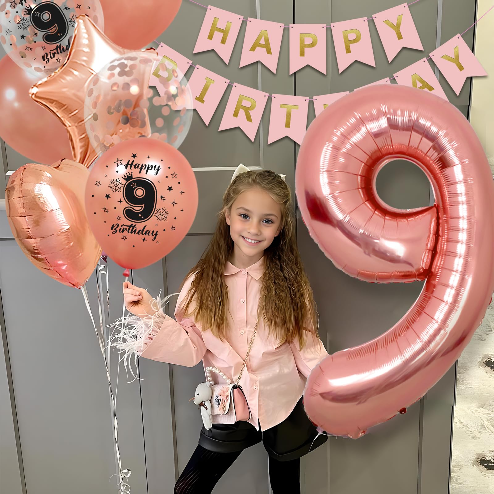 15° compleanno ragazza banner decorativo in tessuto oro