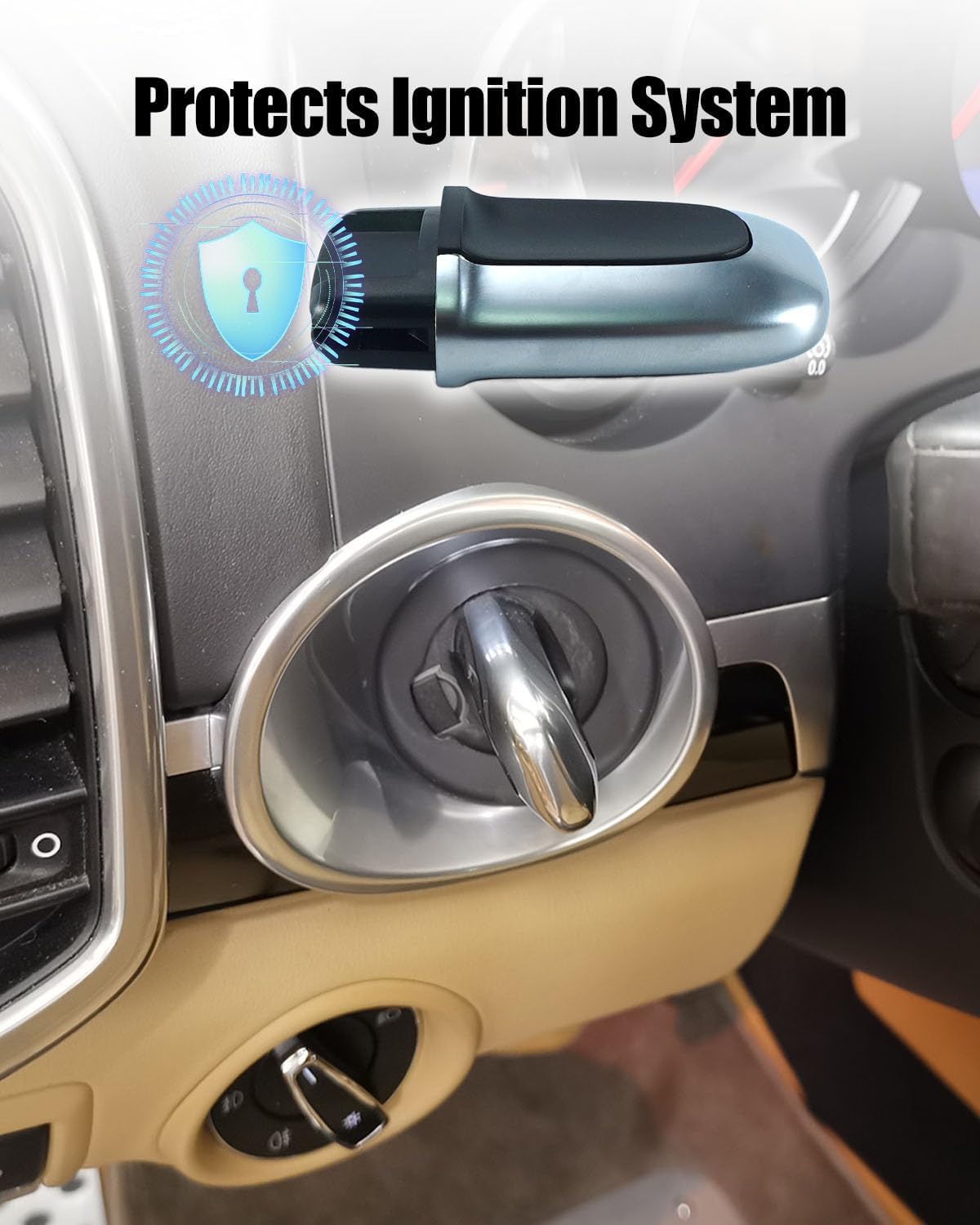 Entry and Drive Dummy Key Plug Fit for Porsche 911 Cayenne Macan Panamera Boxster, Repalces 7PP919157A - Image 3