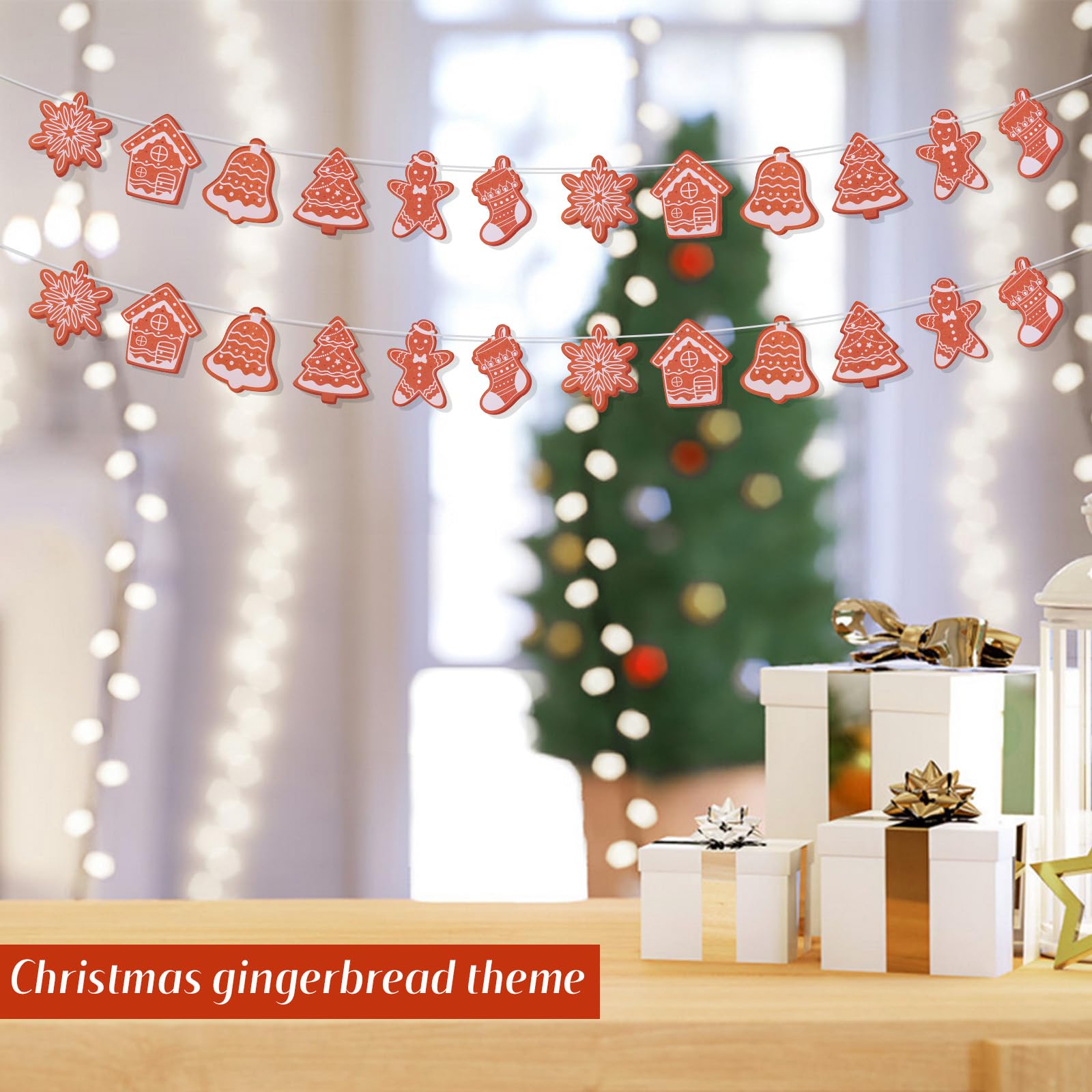 Christmas Gingerbread Banner Set - Image 3