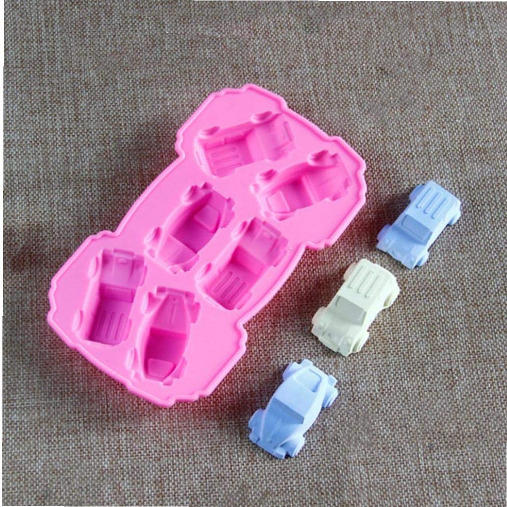 Lankater Silicone Moulds, 3D Car Shaped Chocolate Moulds Muffin Tray, Baking Bakeware Mold For Cake Candy Chocolate Cupcake Jelly Bread Pudding Muffin