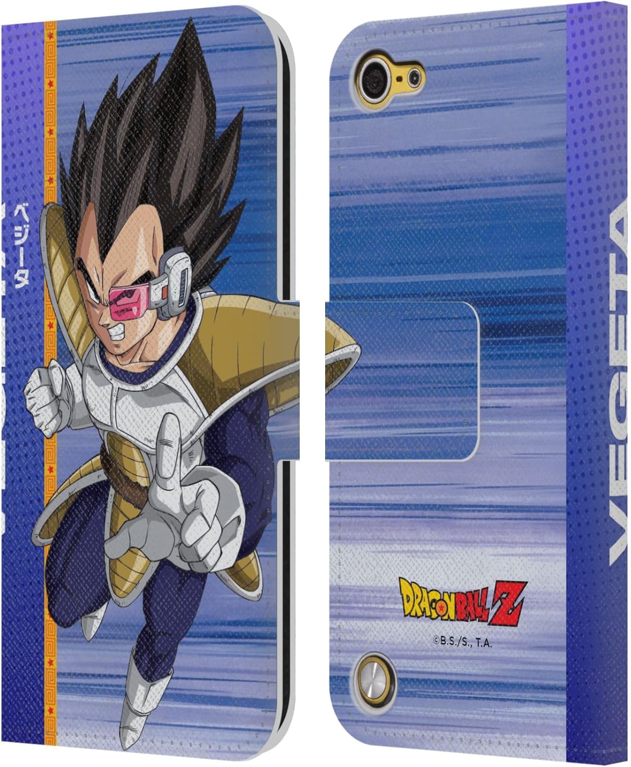 Head Case Designs Officially Licensed Dragon Ball Z Shenron Saiyan Arc Characters Leather Wallet Case Compatible with Apple iPod Touch 5G 5th Gen