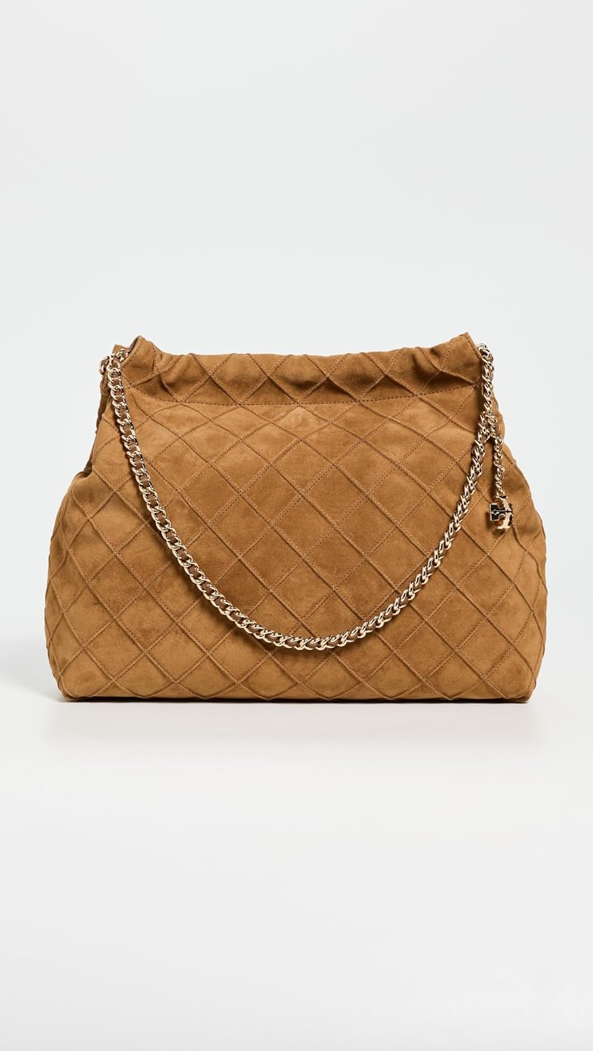 Tory Burch Women's Fleming Suede Hobo Bag - Image 3