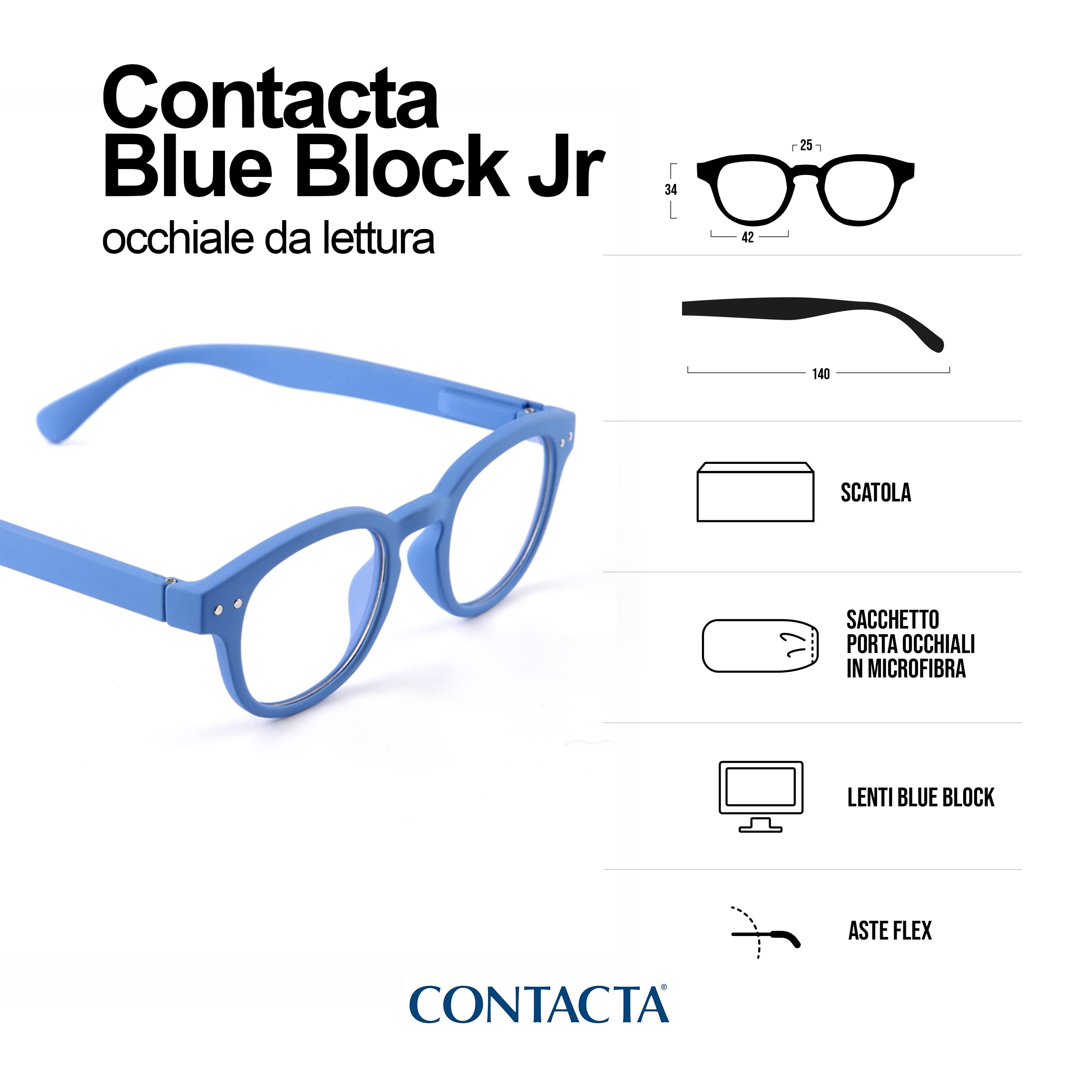 Contacta BLUE BLOCK JUNIOR hellblau dtr 0,00