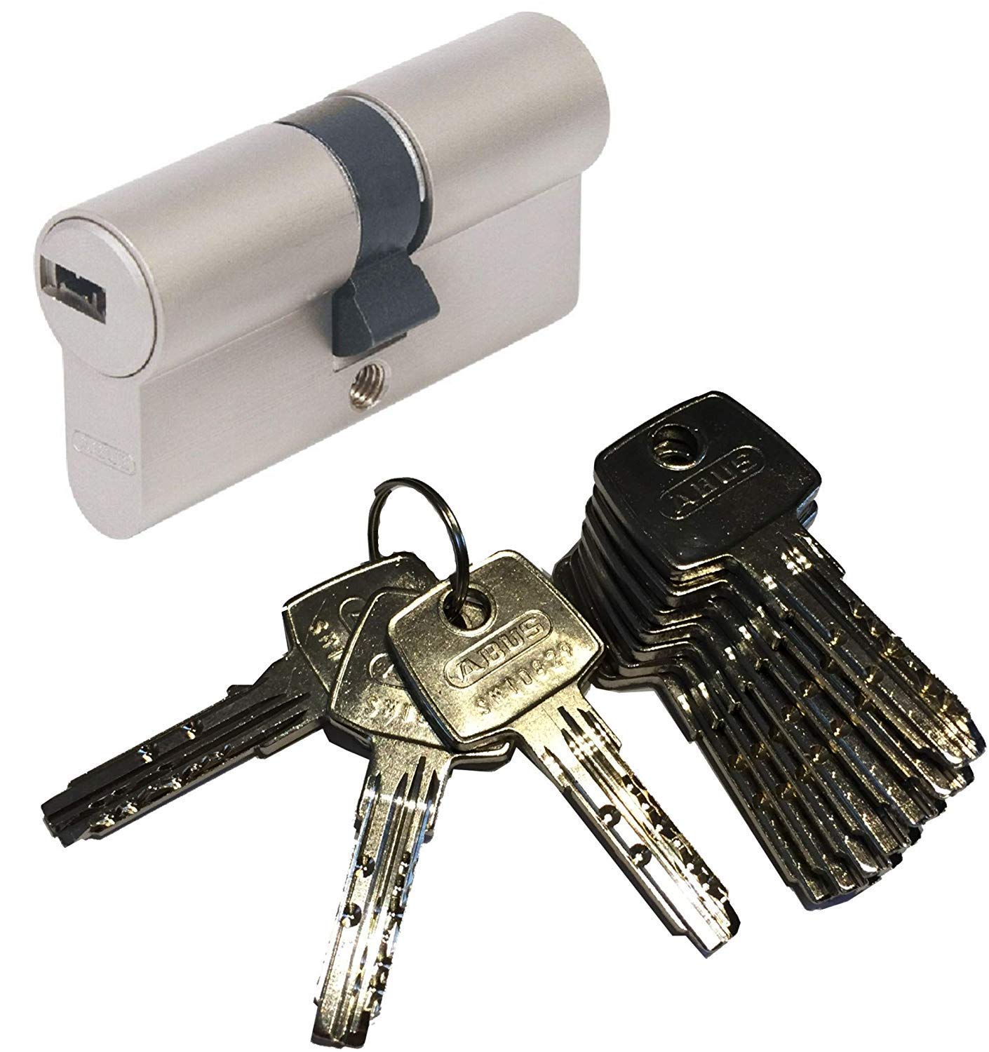 ABUS EC550 Profil-Doppelzylinder Länge (a/b) 30/35mm (c=65mm) mit 10 Schlüssel