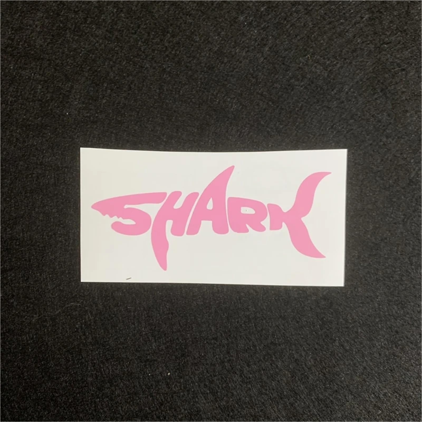 HAfgDJ 2Pcs Sticker Shark Waterproof Reflective Sticker Decorative Body Stickers Shielding Scratches Electric Motorcycle Modified