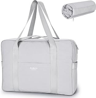 For Frontier Spirit Airlines Personal Item Bag Foldable Travel Duffel Bag for Women and Men 18x14x8 (Grey)