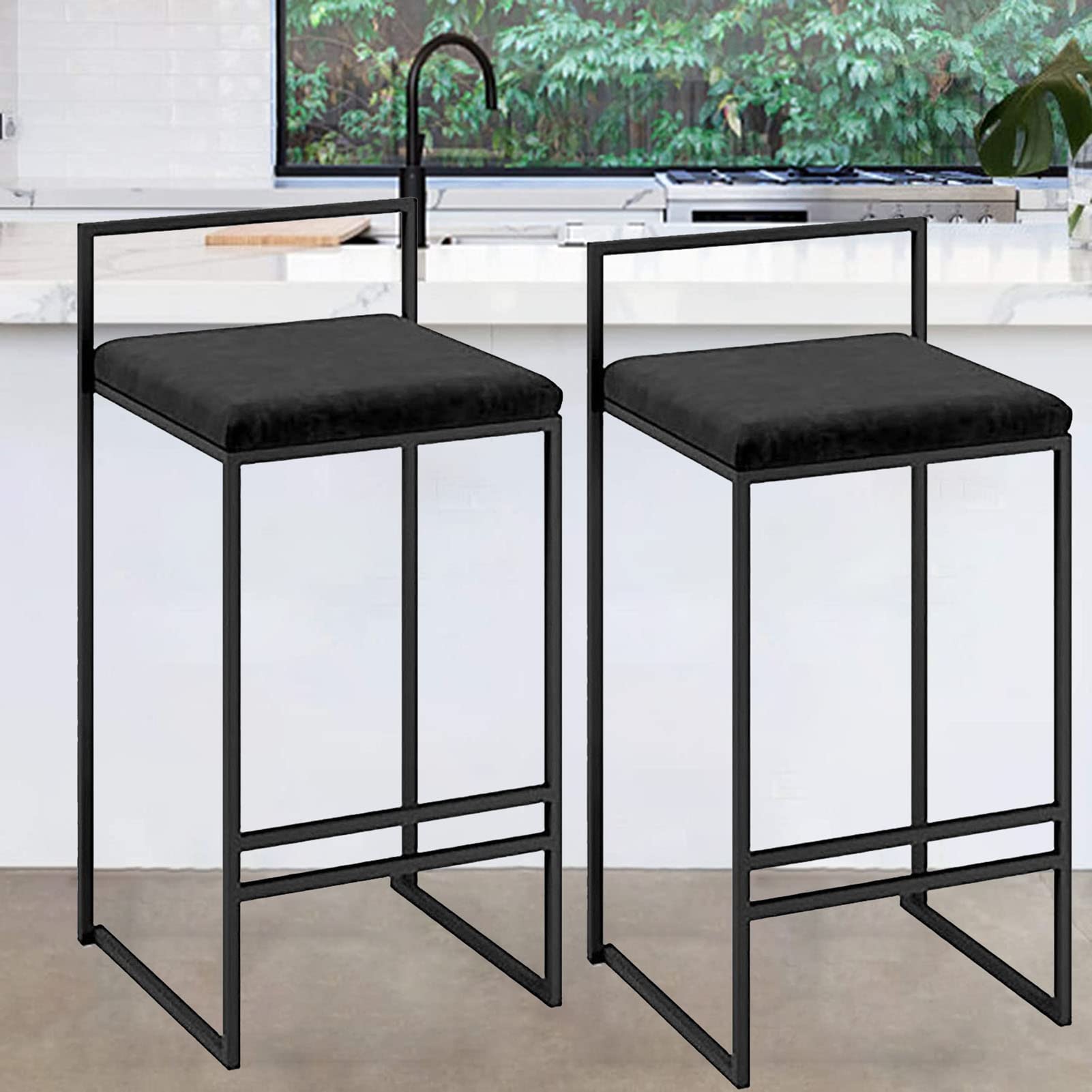 Tabourets de bar 65 cm pour îlot de cuisine moderne et salon cosy