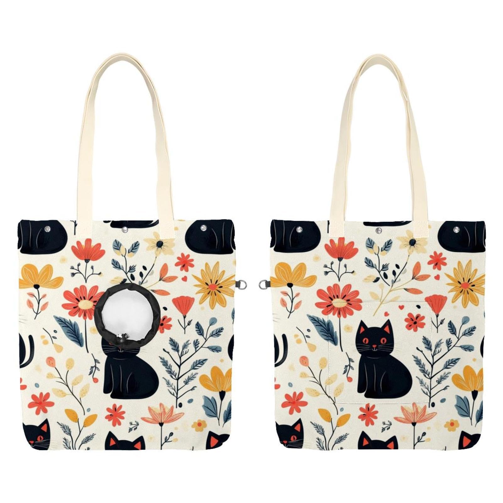 Bolsa portátil para gatos pequeños y cachorros que reduce el estrés del viaje