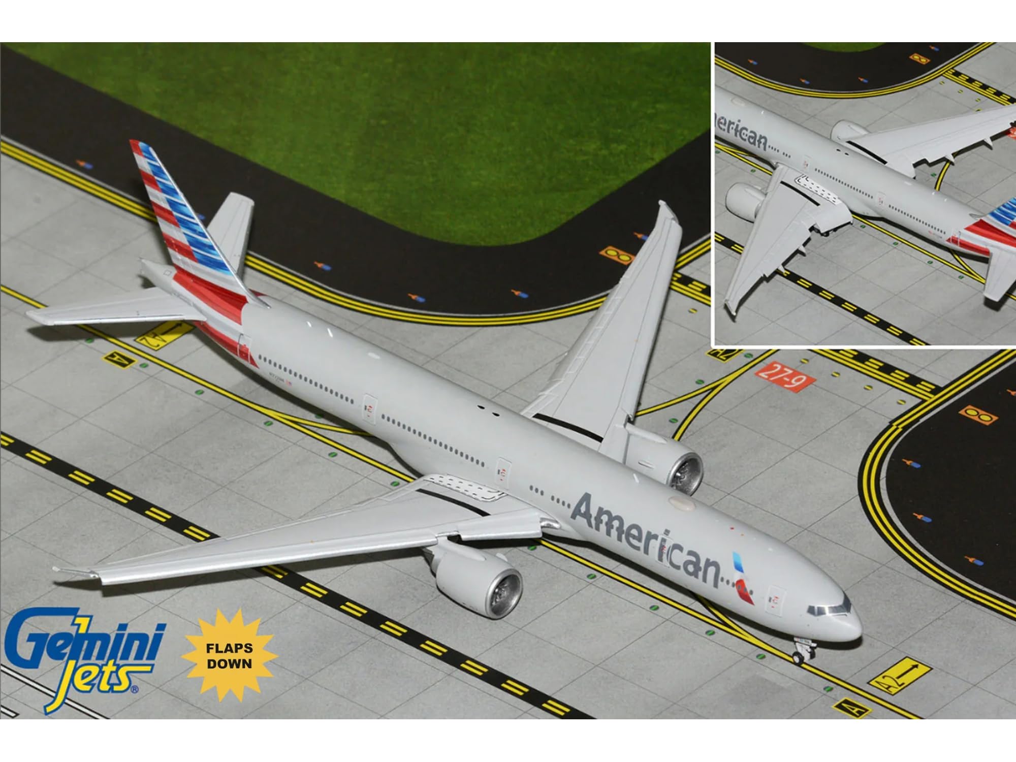 GeminiJets American Airlines Boeing 777-300ER Model Airplane – 1