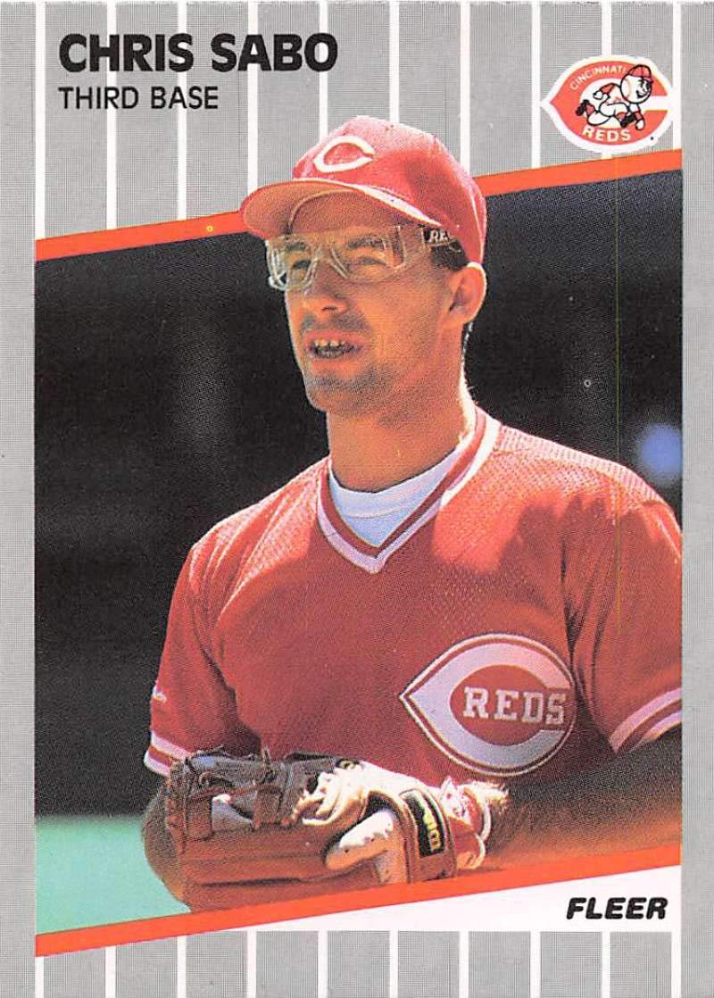Amazon.com: 1989 Fleer Baseball #170 Chris Sabo RC Rookie Card