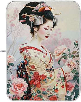 FRMG Kimono Women Dish Drying Mat for Kitchen Counter,Dish Drainer Rack Mats Reversible Absorbent Pad Fast Dry for Home Medium 18 Inch x 24 Inch 2013824