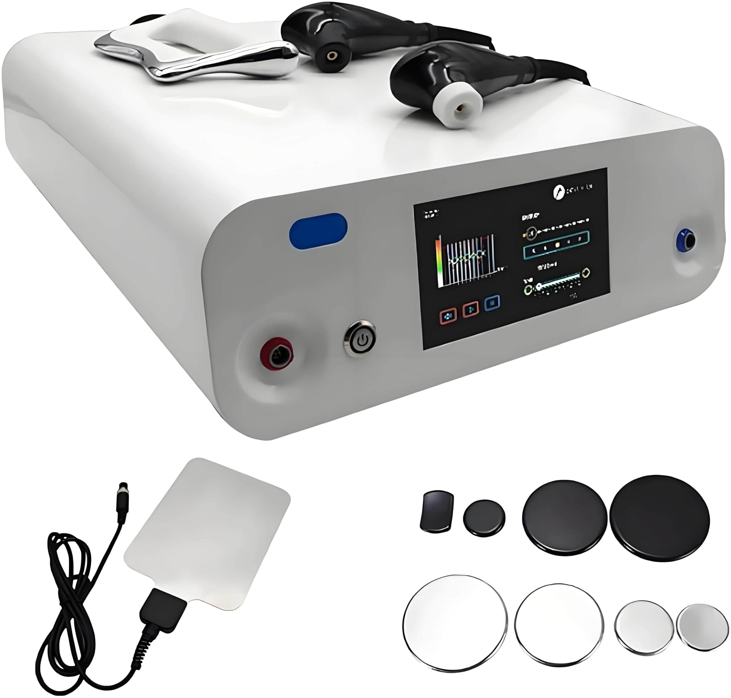 Sprzęt fizjoterapeutyczny Tecar Therapy Physiotherapy Spa, inteligentny masażer Tecar Physiotherapy CET RET RF 448 kHz, ujędrnianie skóry, uśmierzanie bólu White