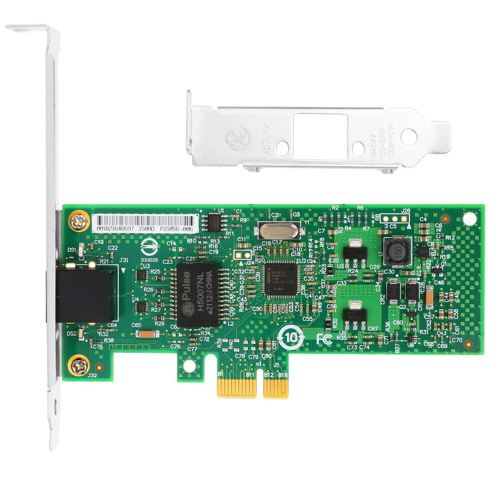 Gigabit PRO/1000 CT Adattatore Desktop PCI-Express per Intel EXPI9301CT - Chip 82574L, Scheda LAN Ethernet 10/100/1000Mbps Porta RJ45 Singola (NIC) per Windows Server, Linux, VMware ESX