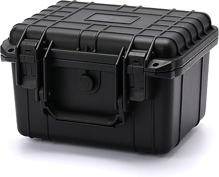 Mayouko Portable Tool Box with Shock- Proof Sponge, Water Proof Grade IP67, Waterproof Hard Case with Foam Insert, Handheld Gimbal Explosion-Proof Box, Waterproof Hard Case, 10.6 x 9.7 x 6.9 inch