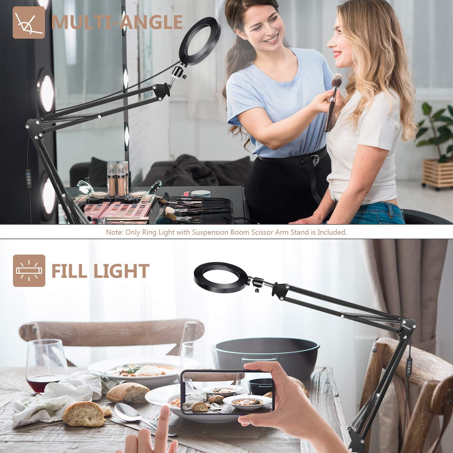 Blасk Frіdау - 80% оƒƒ Neewer Streaming Light Artist Light, Desk Ring Light with Swivel Clamp Arm: 6 Inches USB Ring Light (3 Light Modes/11 Brightness Level) for Study Reading Office Work Architect Drafting Makeup YouTube