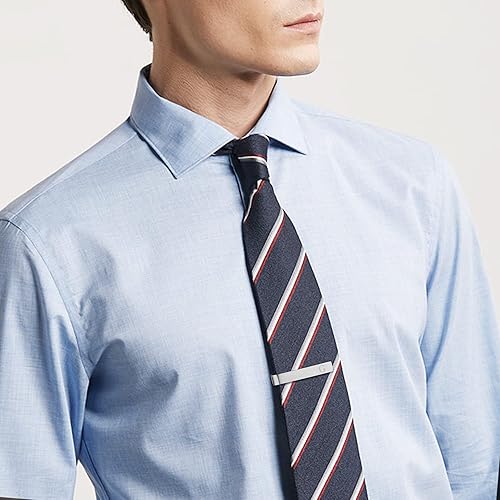 Miniatura 5 de Diamday Cuff Links and Tie Clips Set Personalized Cufflinks for Men Silver Gold Initial Cufflinks Men's Link Shirt Studs Tie Letter Tie Clips and