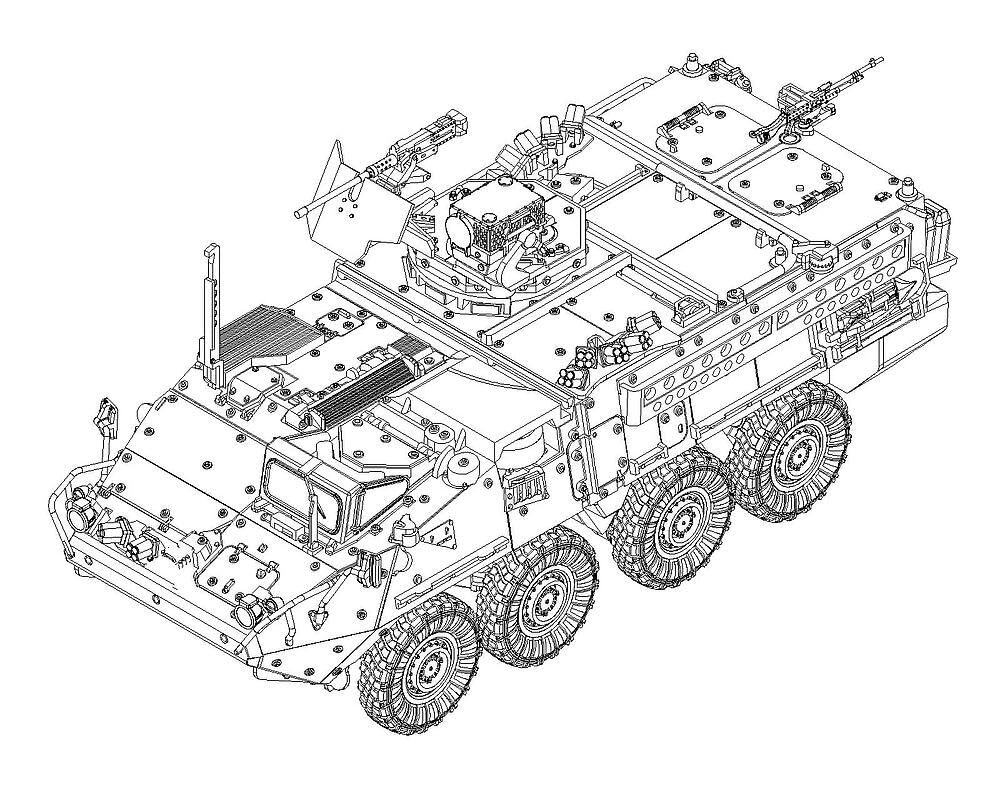 Trumpeter 1:72 - M1127 - Stryker Reconnaissance Vehicle