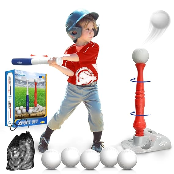 EagleStone T Ball Sets for Kids 35, 58, Tee Ball Set for Toddlers