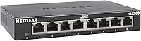 NETGEAR GS308 8-Port Gigabit Ethernet Unmanaged Switch - Plug & Play Home Office Network Hub, Silent Fanless Design