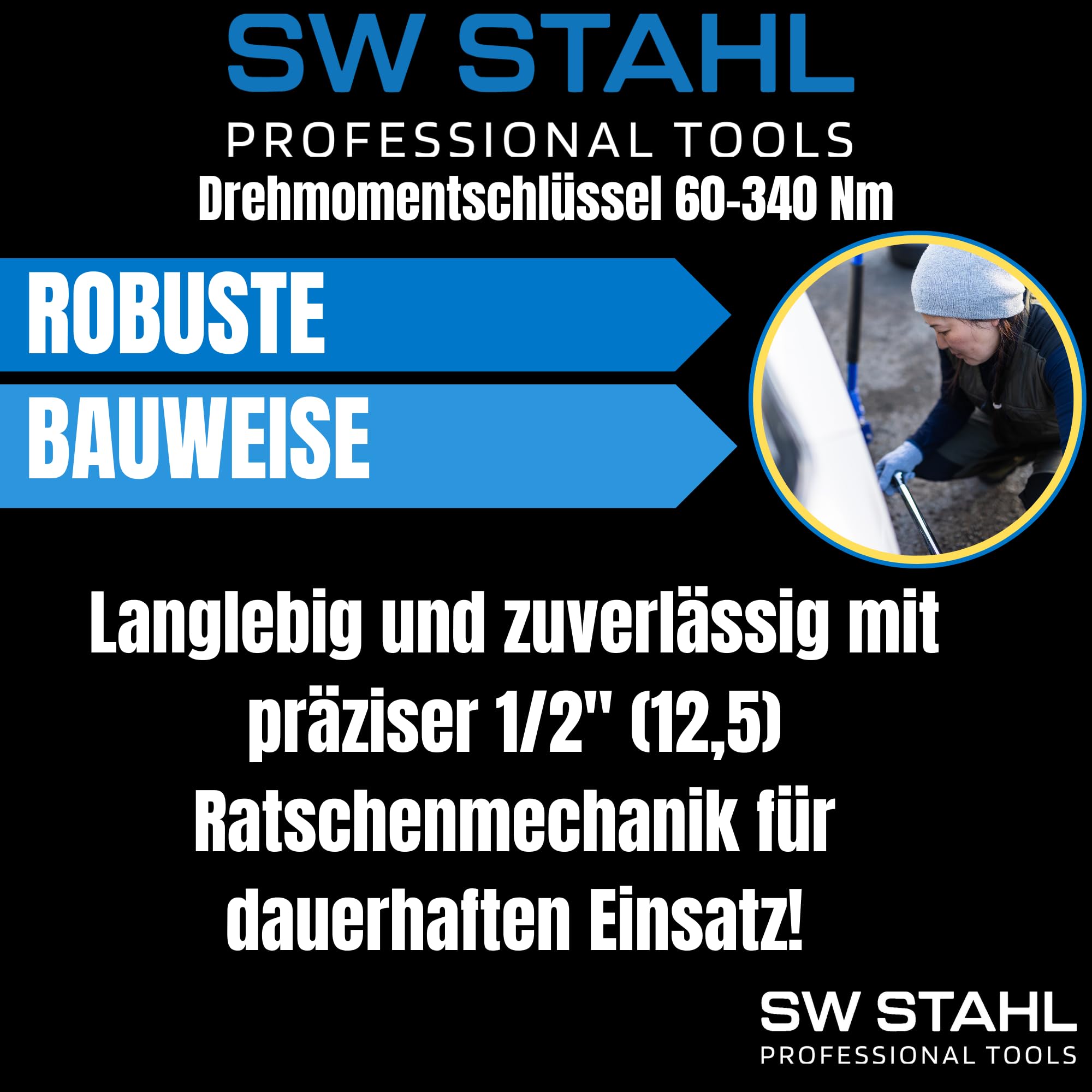SW-Stahl GmbH 03885L Torque Wrench, Gray - Image 4