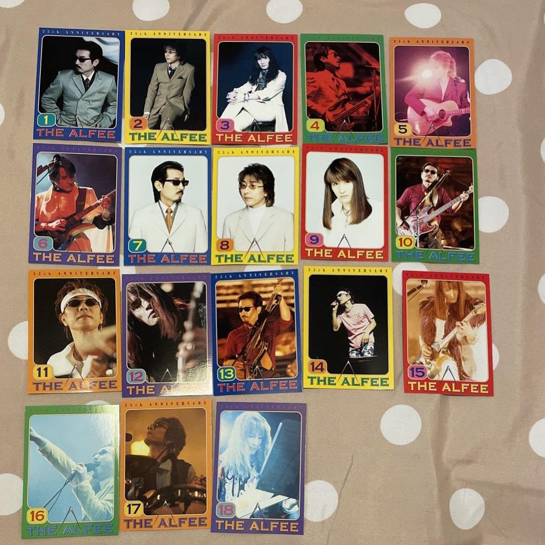Amazon.co.jp: THE ALFEEトレカトレーディングカード 25thANNIVERSARY 
