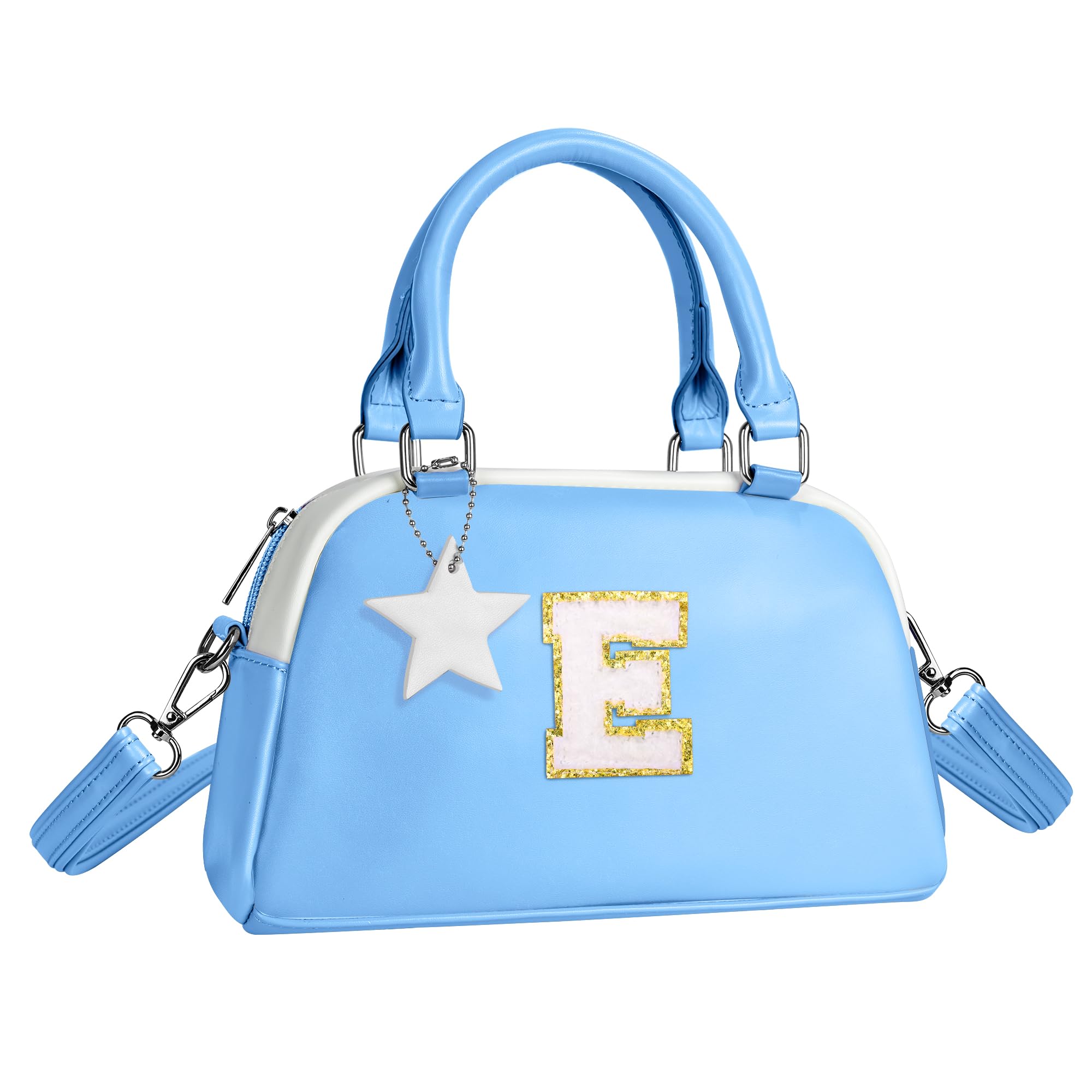 Elilier Kids Purse Handle Bag Crossbody Bag, Makeup bag Girls Gifts, Birthday gifts for 4 5 6 7 8 9 10 11 12 Year Old Girl Toddler, Handbag-blue-E