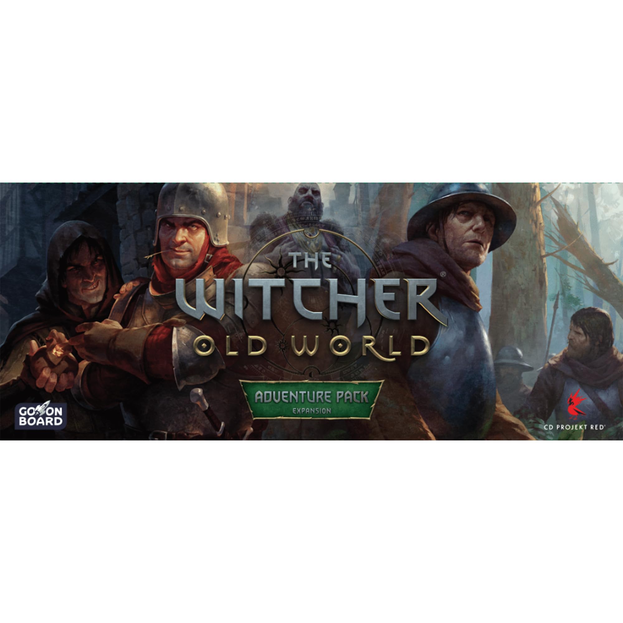 The Witcher Old World ADVENTURE PACK - Face New Challenges with 200 New Exploration Cards! Fantasy & Adventure Strategy Game for Adults, Ages 14+, 1-5 Players, 90-150 Min Playtime, Made by Go On Board